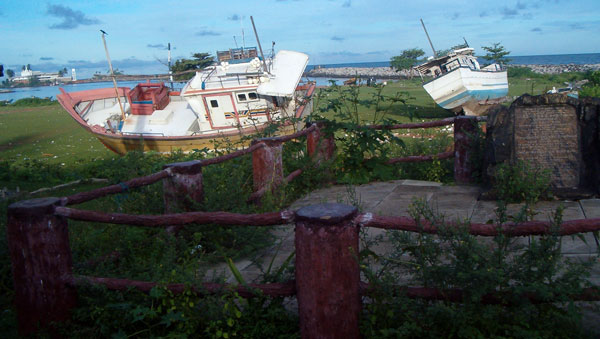 Tsunamien ramte også Sri Lanka hårdt i 2004