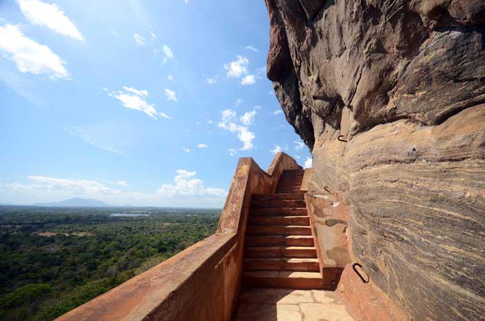 Gåtur på den mægtige Sigiriya