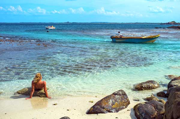 Naturreservatet Pigeon Island med forrygende dykning og snorkling og kridhvidt pulversand